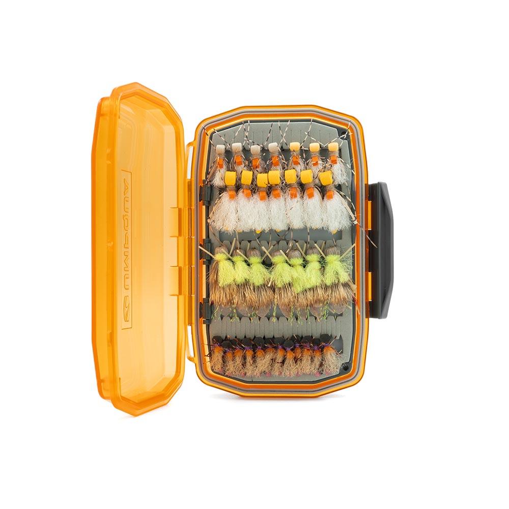 Umpqua UPG Foam Waterproof Essential Medium Fly Box in Hot Orange